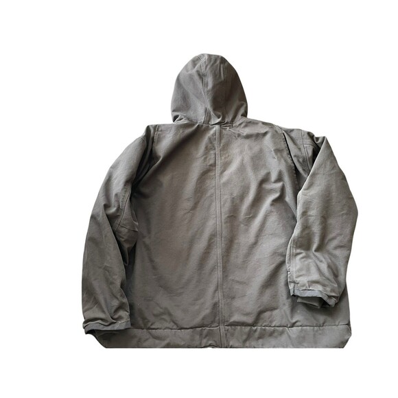 Carhartt Mens Gray Sherpa Lined Utility Jacket Relaxed Fit 103826 GVL 5XL - Picture 2 of 7